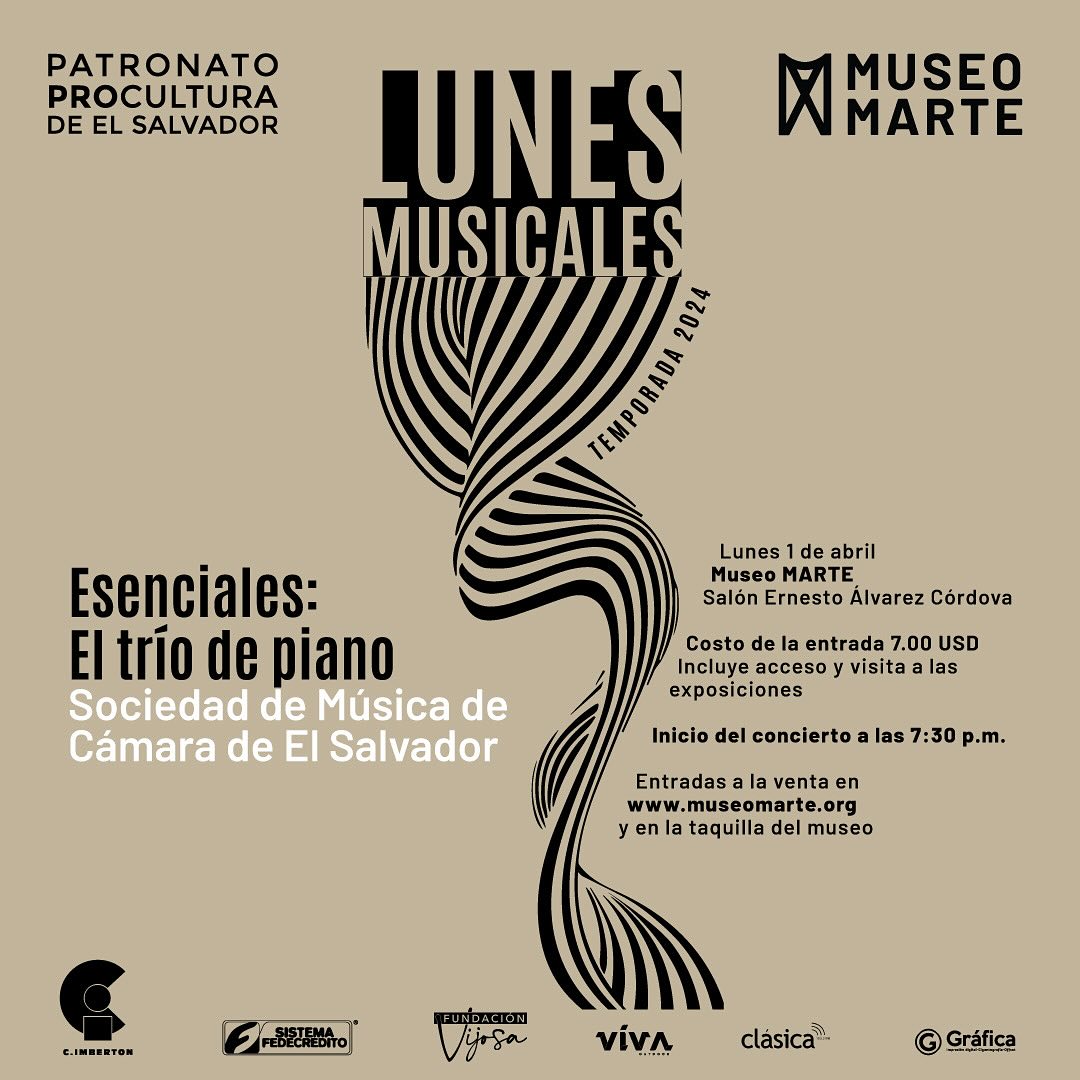 Afiche del concierto Esenciales: El trío de piano