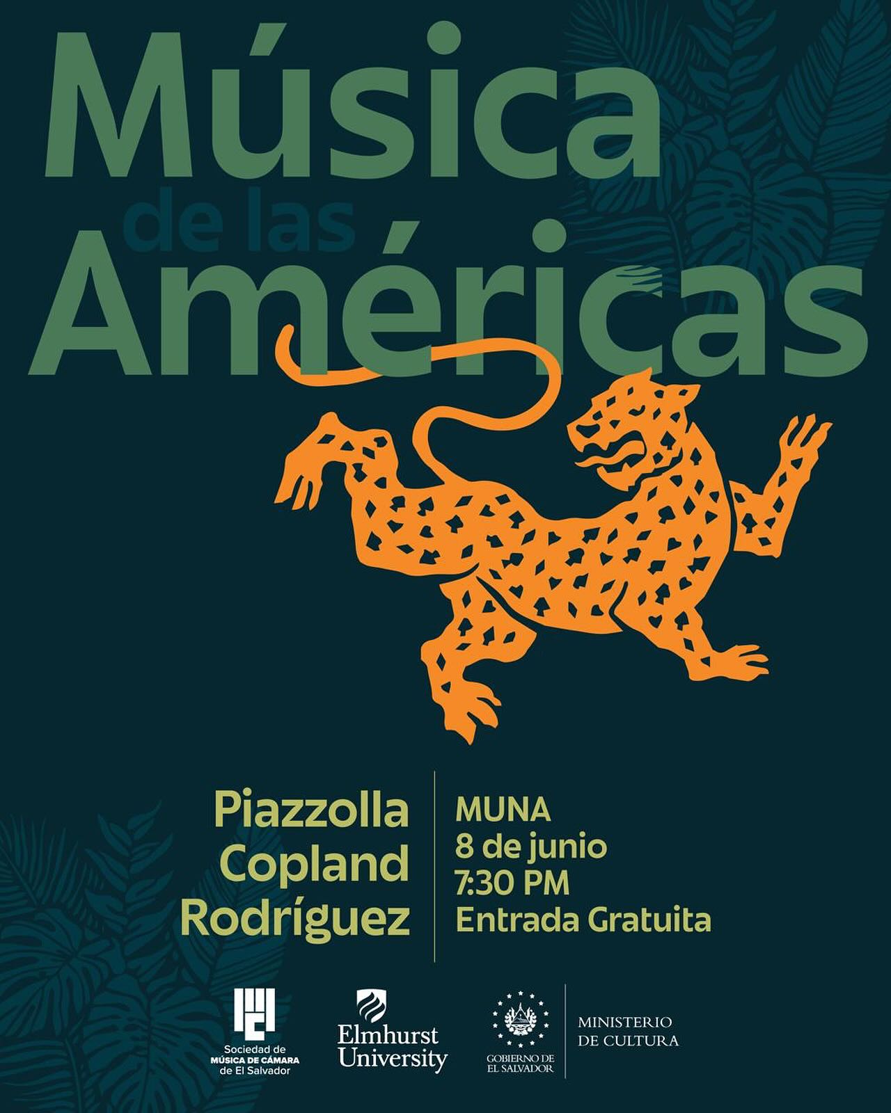 Afiche del concierto Música de las Américas